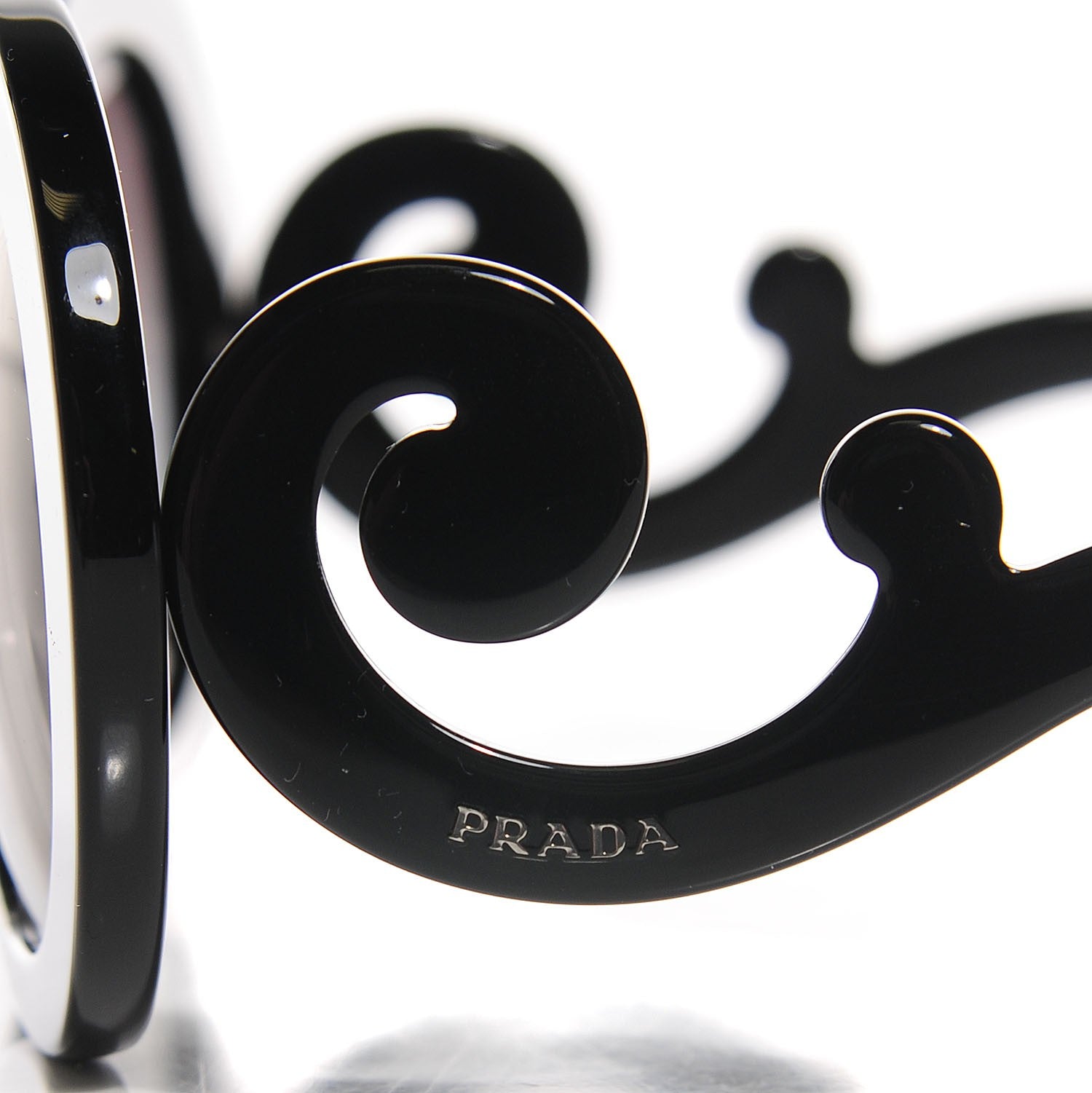 Prada Baroque Sunglasses SPR 27N Black 3 of 6