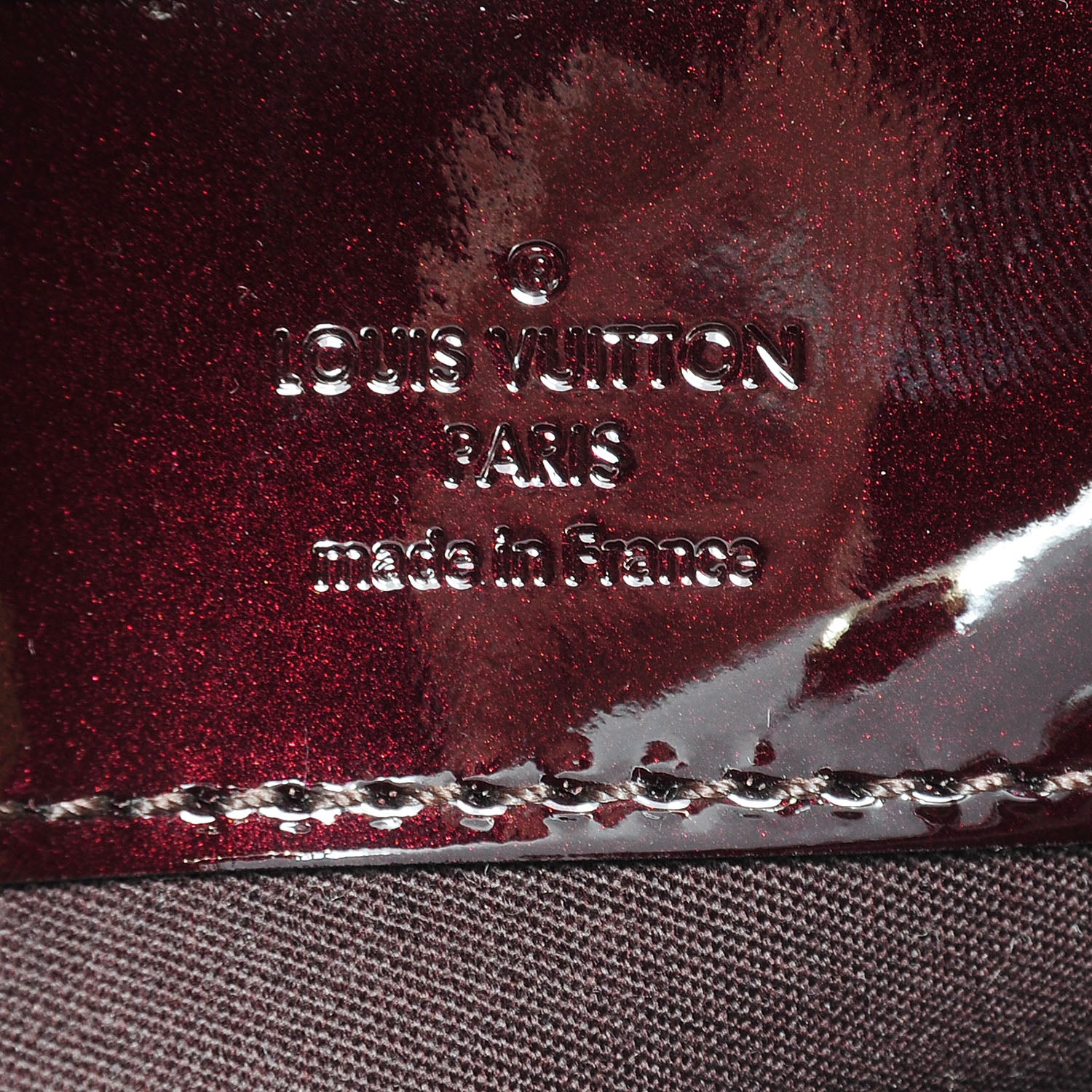 Louis Vuitton Vernis Virginia MM Amarante 8 of 8