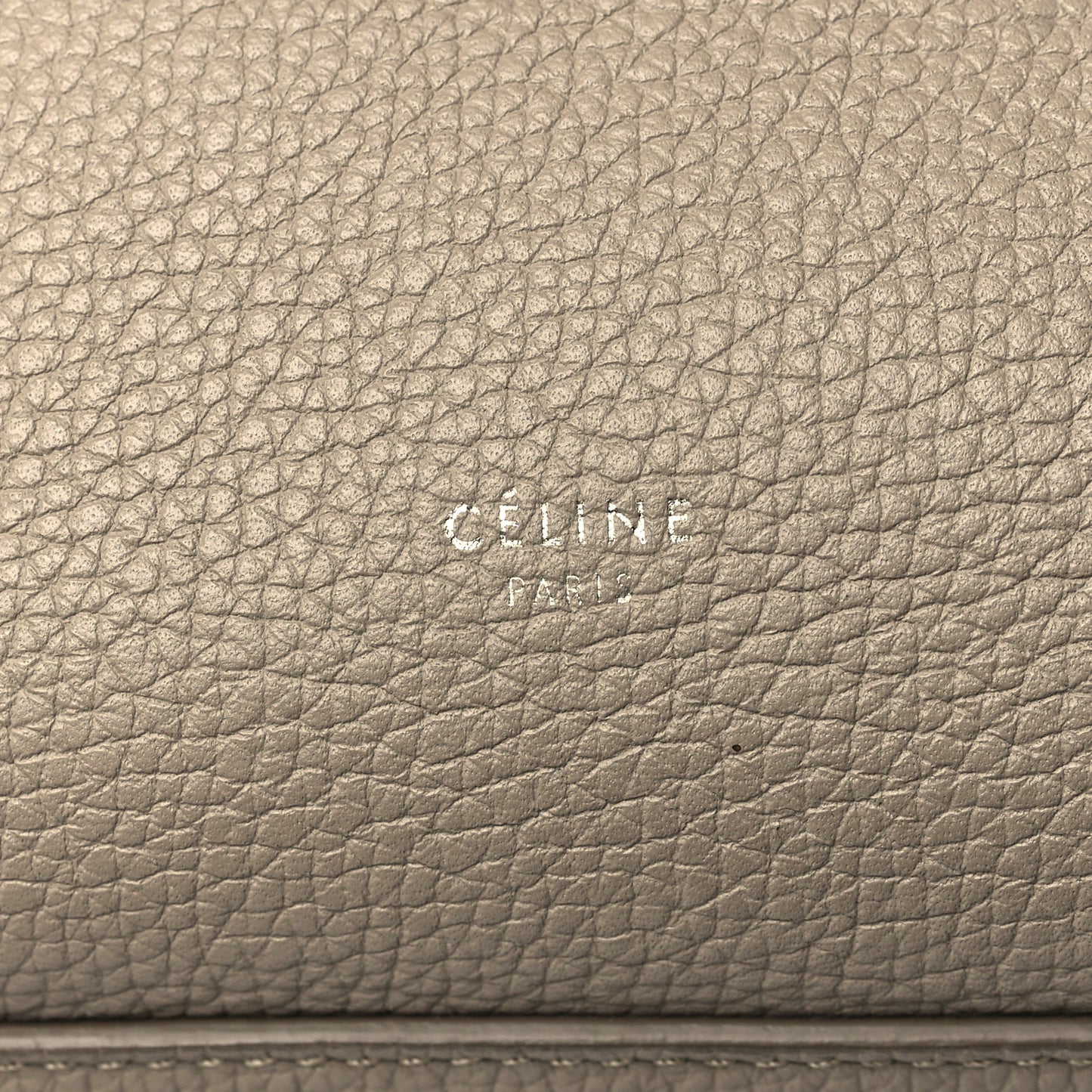 Supple Grained Calfskin Small Big Bag Light Taupe