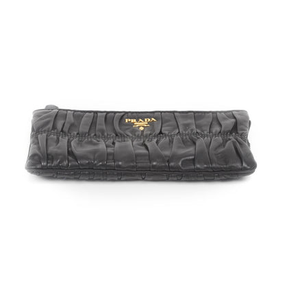 Prada Nappa Gaufre Pouch Nero Black 3 of 8