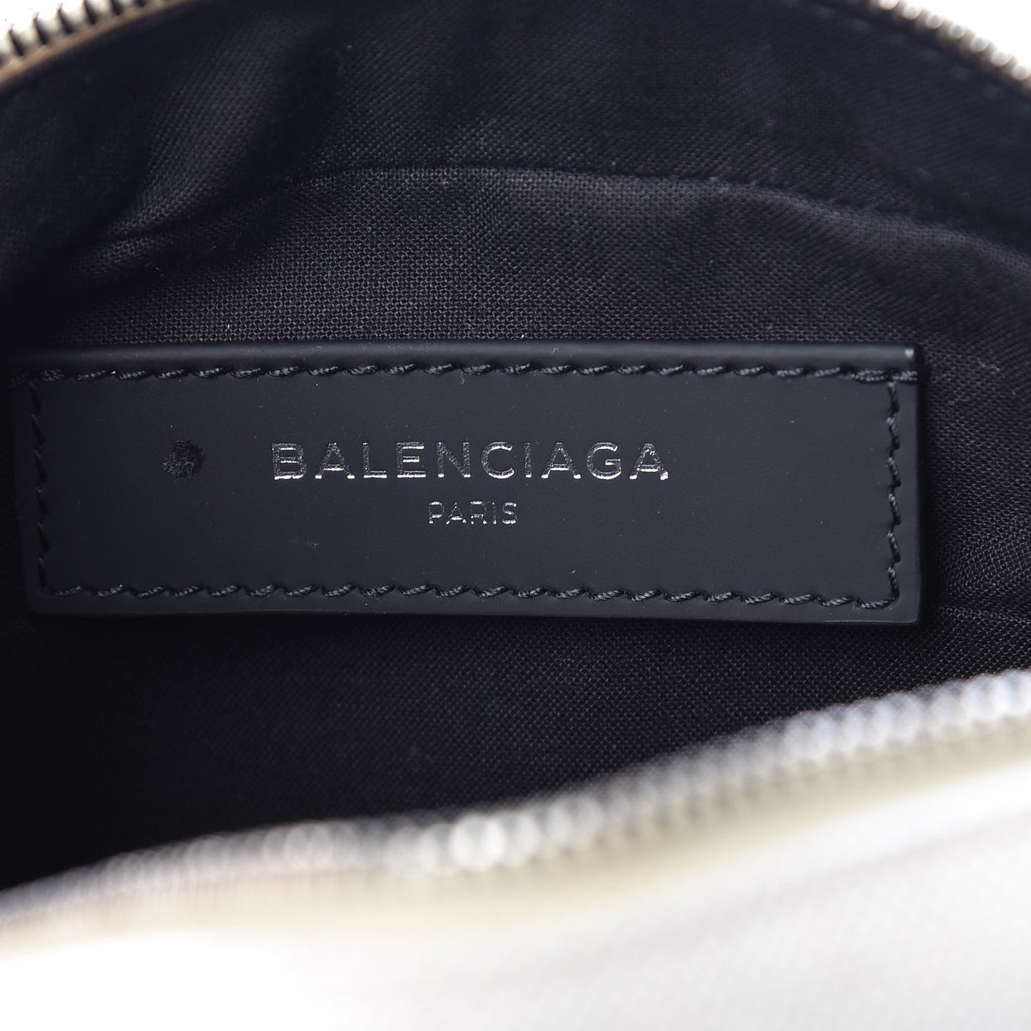 Cotton Canvas Calfskin Neo Lift Belt Bag Natural Black