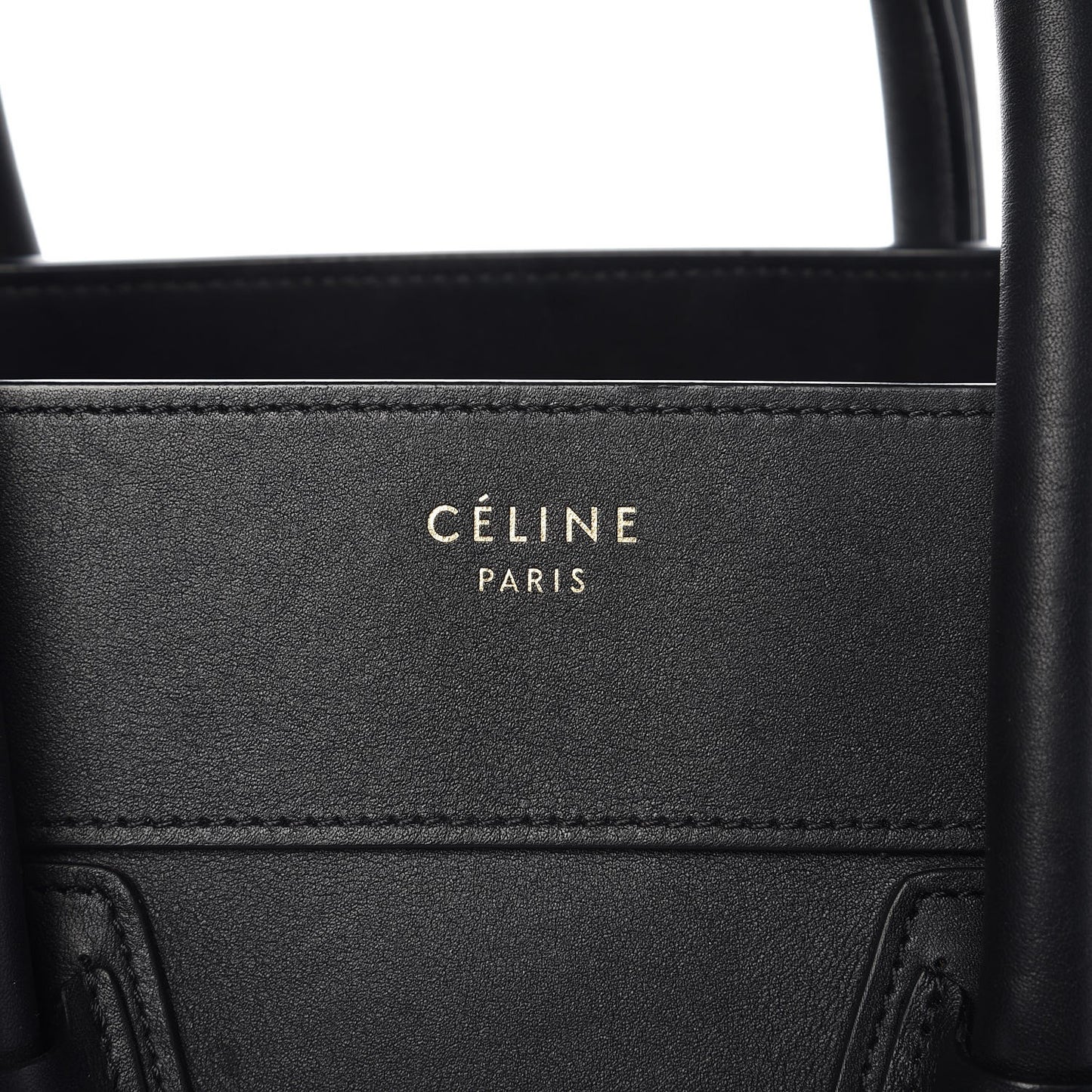 Smooth Calfskin Mini Luggage Black