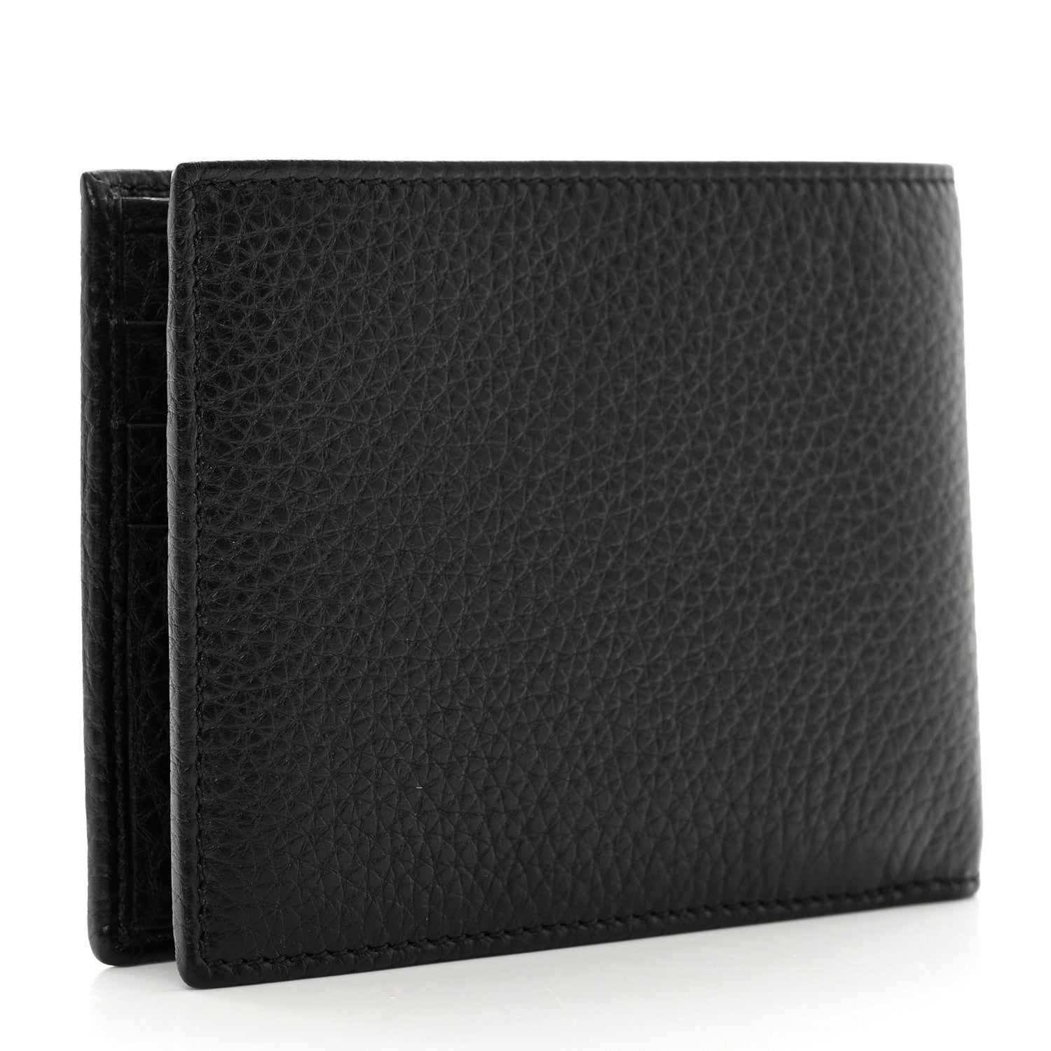 Gucci Dollar Calfskin Bi-Fold Wallet Black 3 of 8