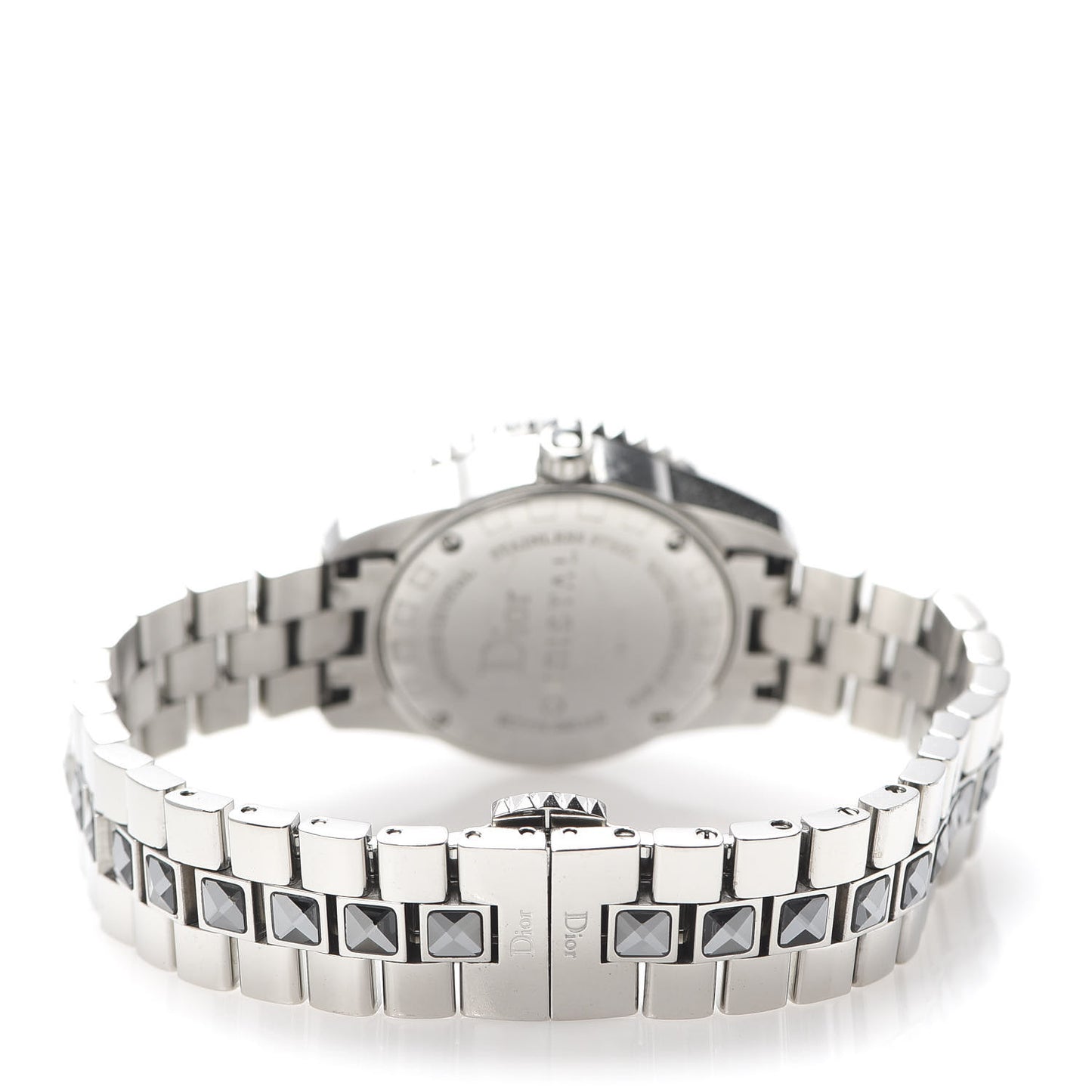 Stainless Steel Sapphire 29mm Christal Quartz Watch Gilt