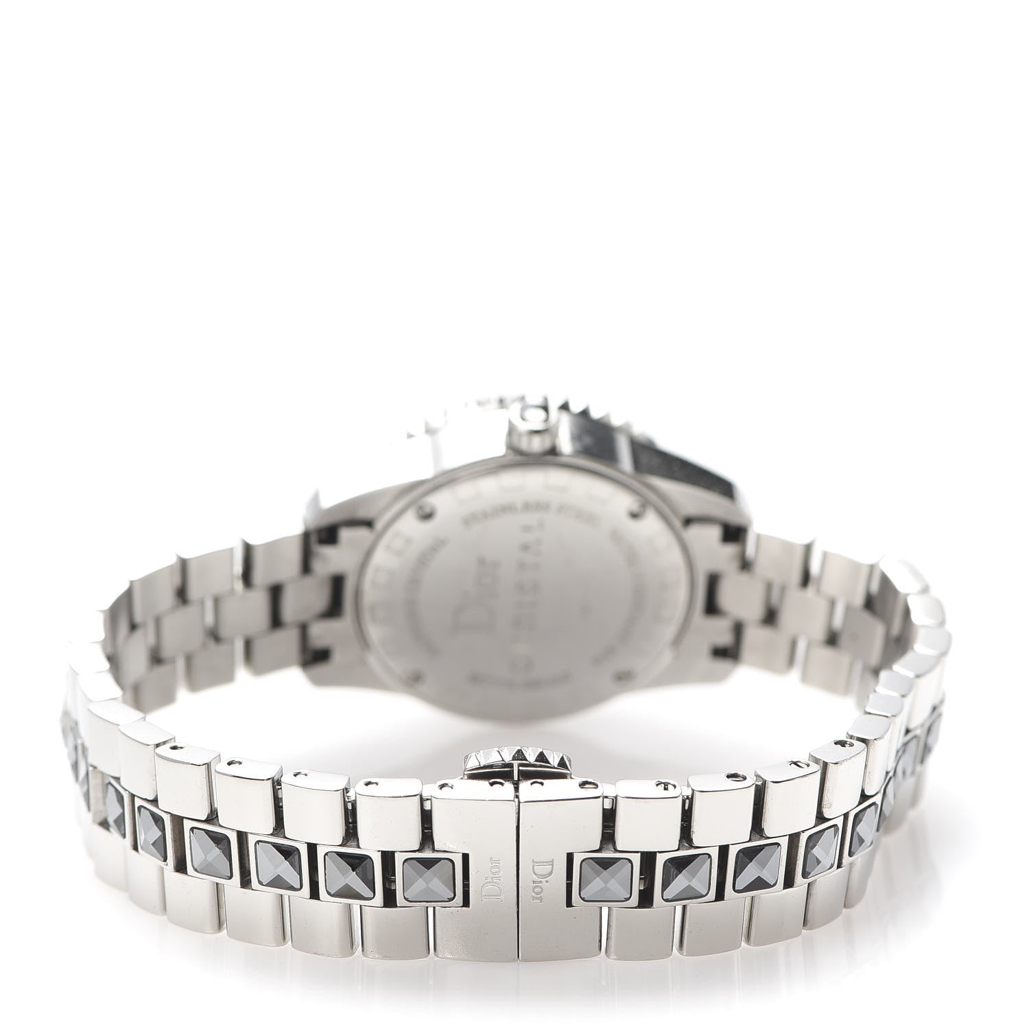 Christian Dior Stainless Steel Sapphire 29mm Christal Quartz Watch Gilt 4 of 6