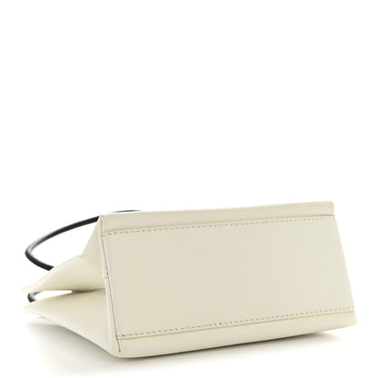 Balenciaga Squared Calfskin Logo North South Shopper Tote XXS White 4 of 15