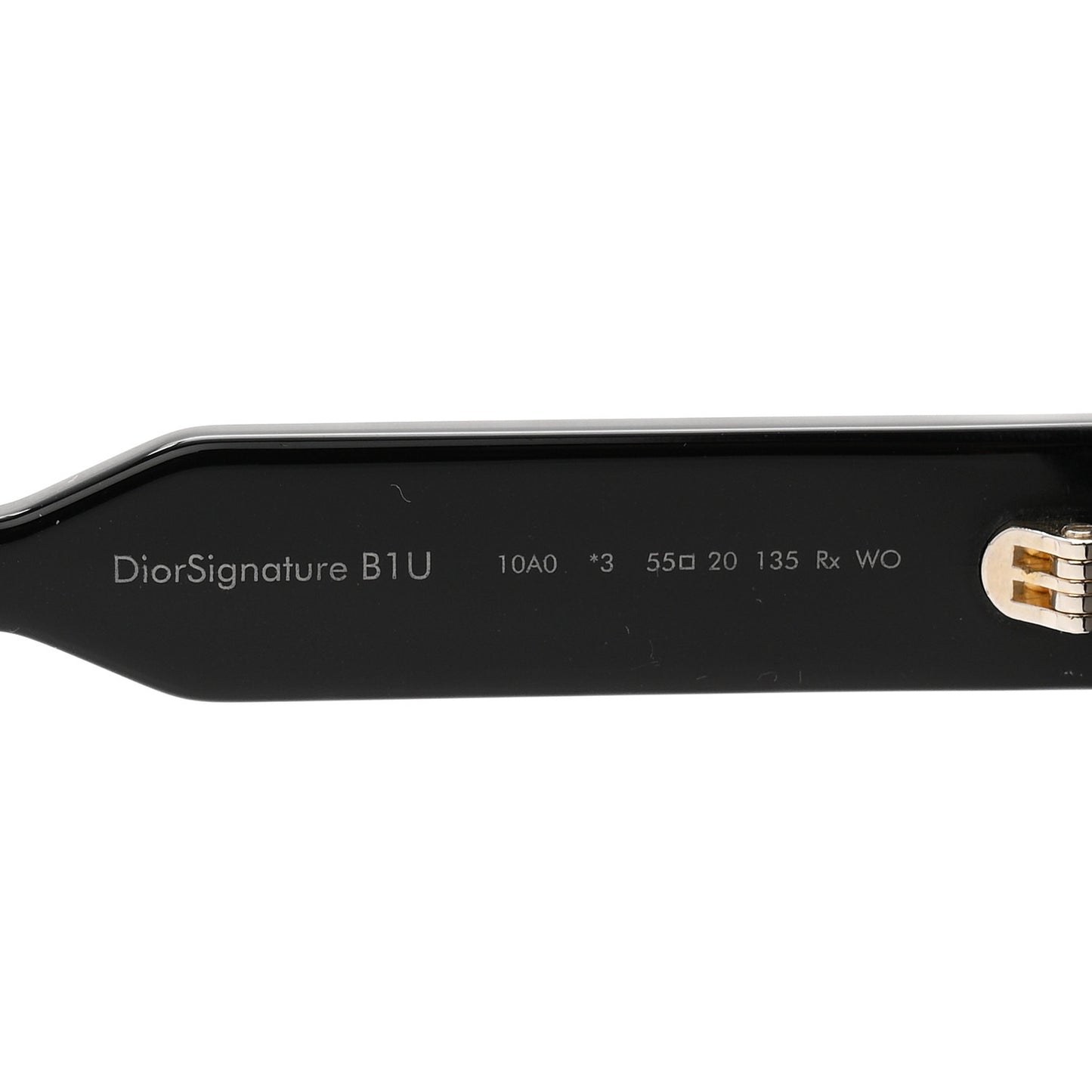 Acetate DiorSignature B1U Butterfly Sunglasses Black