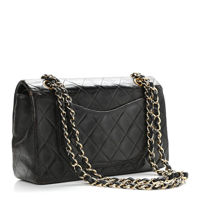 Chanel Lambskin Quilted Small Double Flap Black 2 of 12