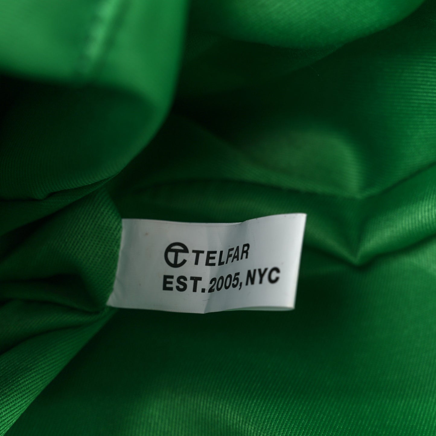 Vegan Leather Medium Shopping Bag Greenscreen