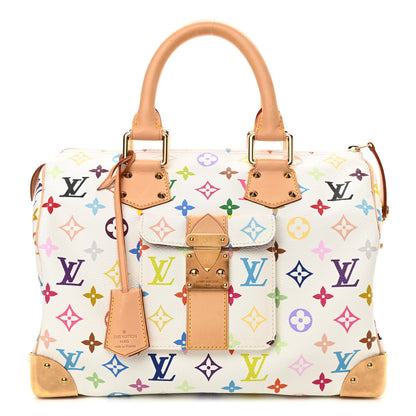 Louis Vuitton Monogram Multicolor Speedy 30 White 1 of 12