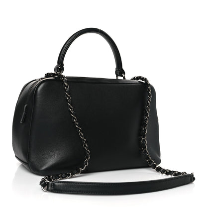 Chanel Calfskin Small Trendy CC Bowling Bag Black 3 of 9