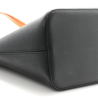 Louis Vuitton Epi Neverfull MM Noir Figue Safran 8 of 14