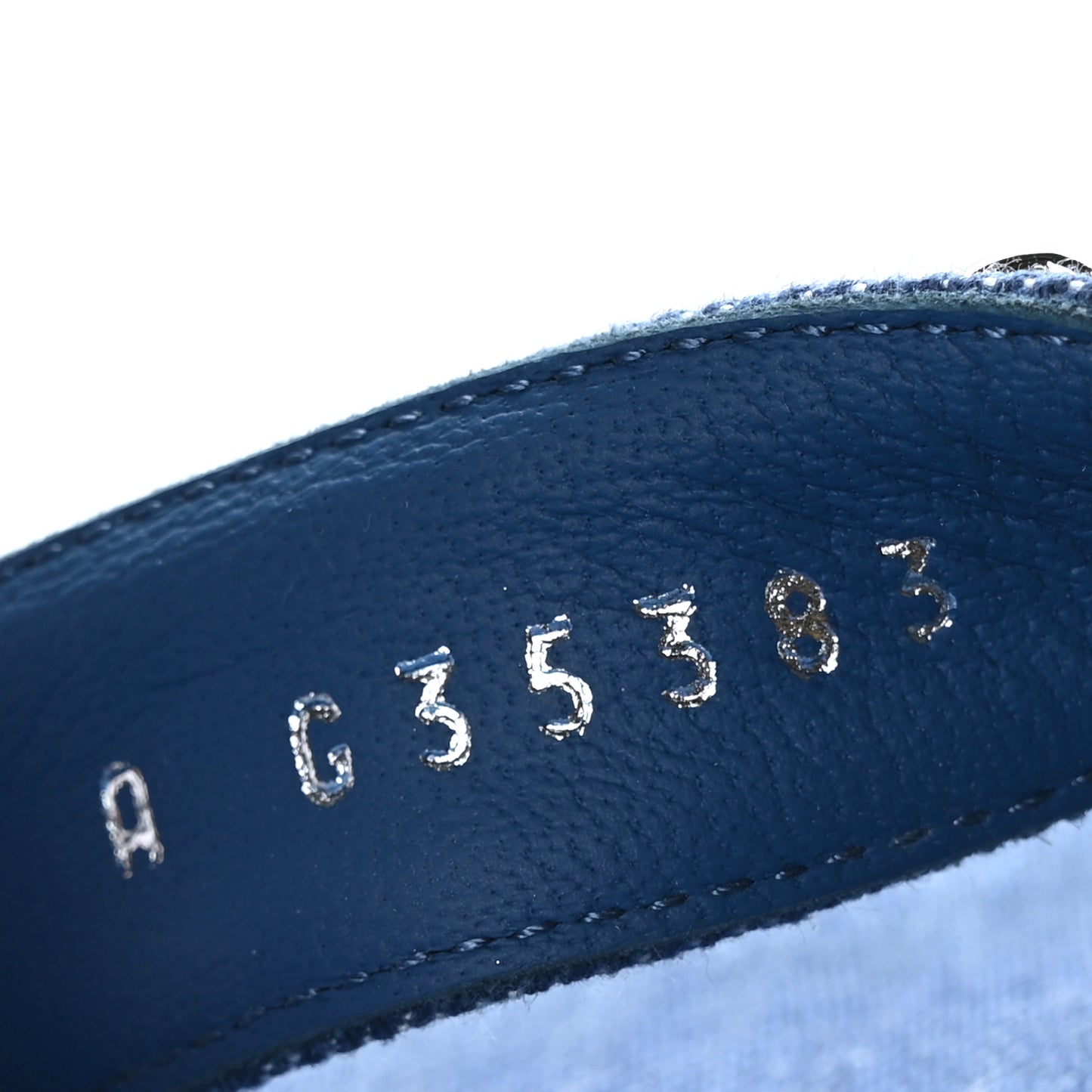 Denim Chain Sandals 39 Blue