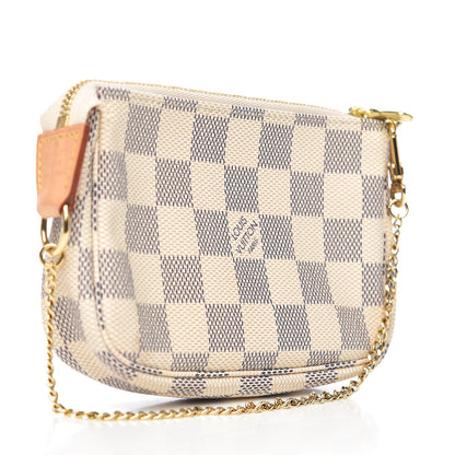 Louis Vuitton Damier Azur Mini Pochette Accessories 3 of 7