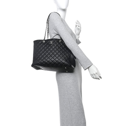 Chanel Caviar Quilted Large Shopping Tote Black 2 of 13