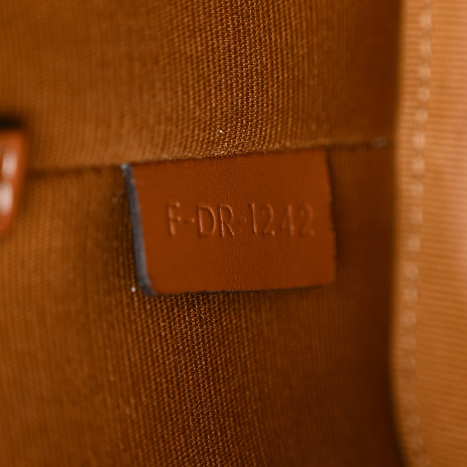 Celine Triomphe Canvas Calfskin Small Cuir Triomphe Box Tan 6 of 10