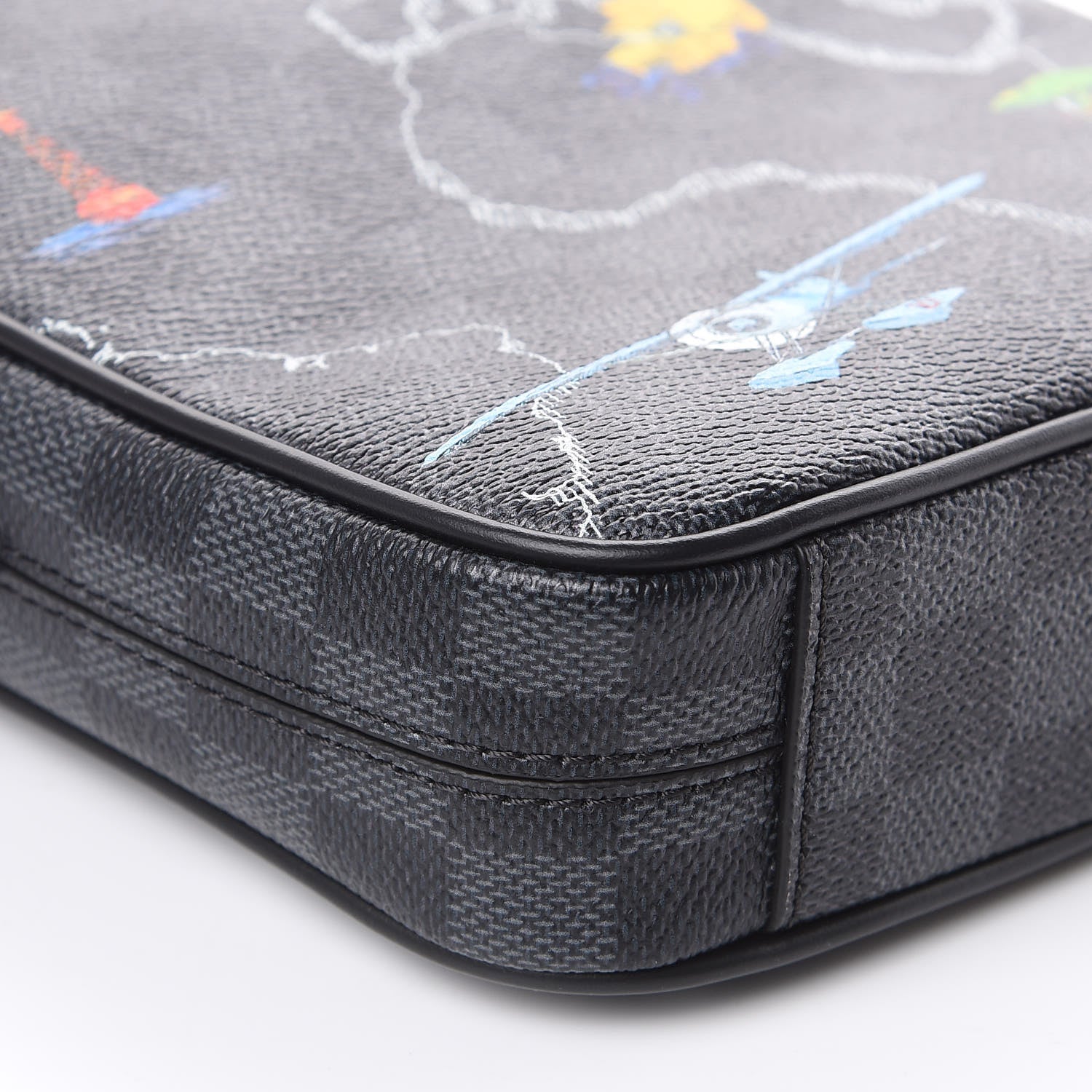 Louis Vuitton Damier Graphite Renaissance Slim Danube PM 8 of 9