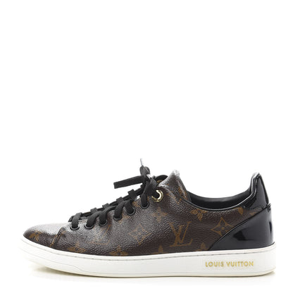 Louis Vuitton Patent Monogram Frontrow Sneakers 38 1 of 10