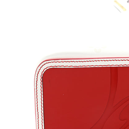 Christian Louboutin Calfskin Loubinthesky Perforated Cabata Tote White 12 of 12