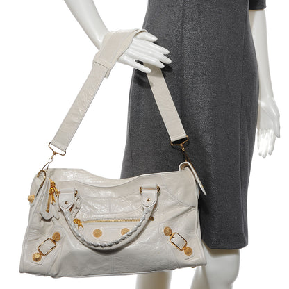 Balenciaga Agneau Giant 21 Gold Hardware Part Time White 2 of 8