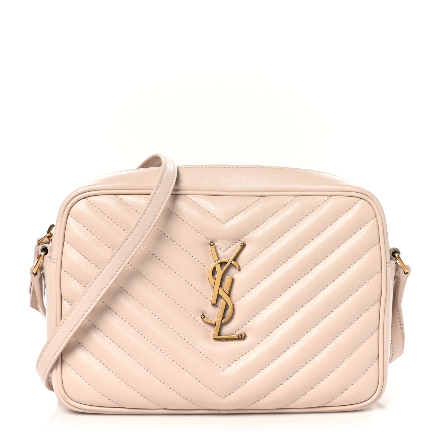 Calfskin Matelasse Monogram Lou Camera Bag Washed Light Pink