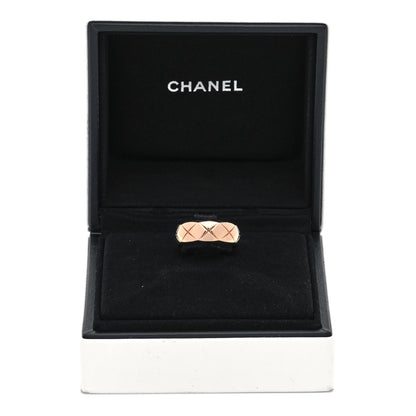 Chanel 18K Beige Gold Small Coco Crush Ring 51 5.75 5 of 5