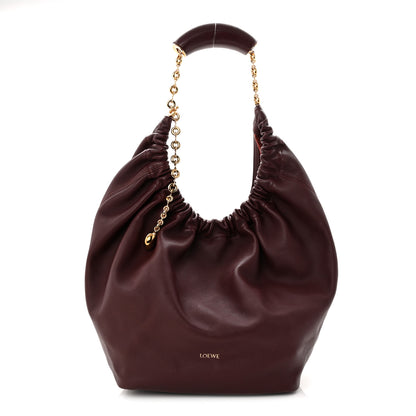 Loewe Buttery Nappa Lambskin Medium Squeeze Bag Dark Burgundy 1 of 8