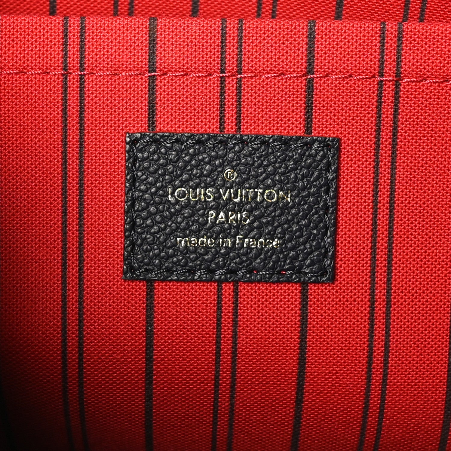 Louis Vuitton Empreinte Montaigne MM Marine Rouge 6 of 9