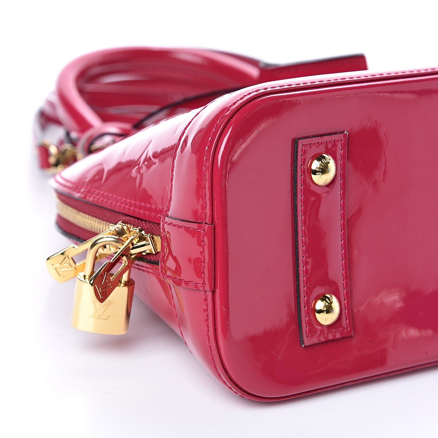 Louis Vuitton Vernis Alma BB Rose Indien 7 of 10