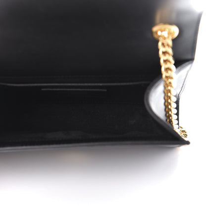 Saint Laurent Smooth Calfskin Small Classic Monogram Kate Tassel Satchel Black 5 of 9