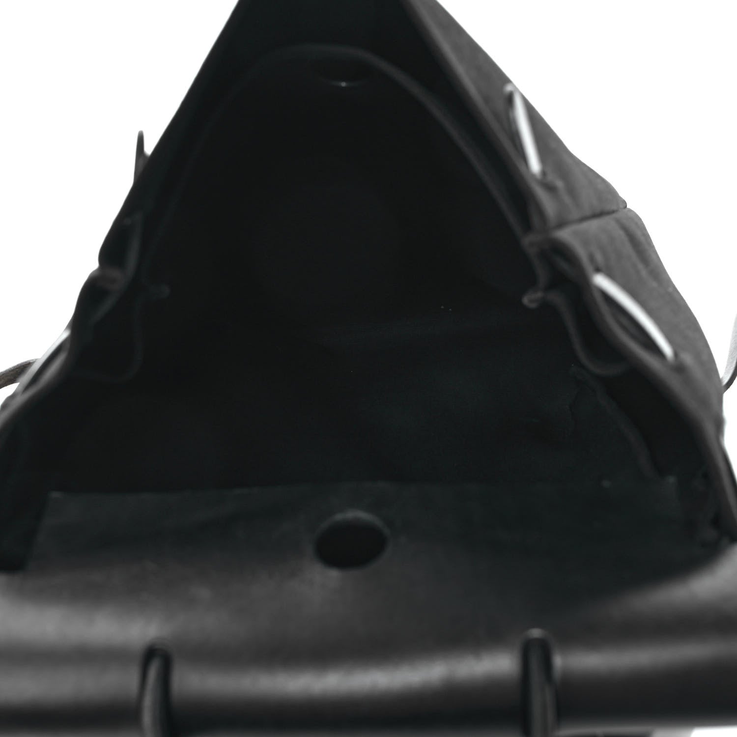 Hermes Toile Vache Calfskin Herbag 30 PM Backpack Black 5 of 11
