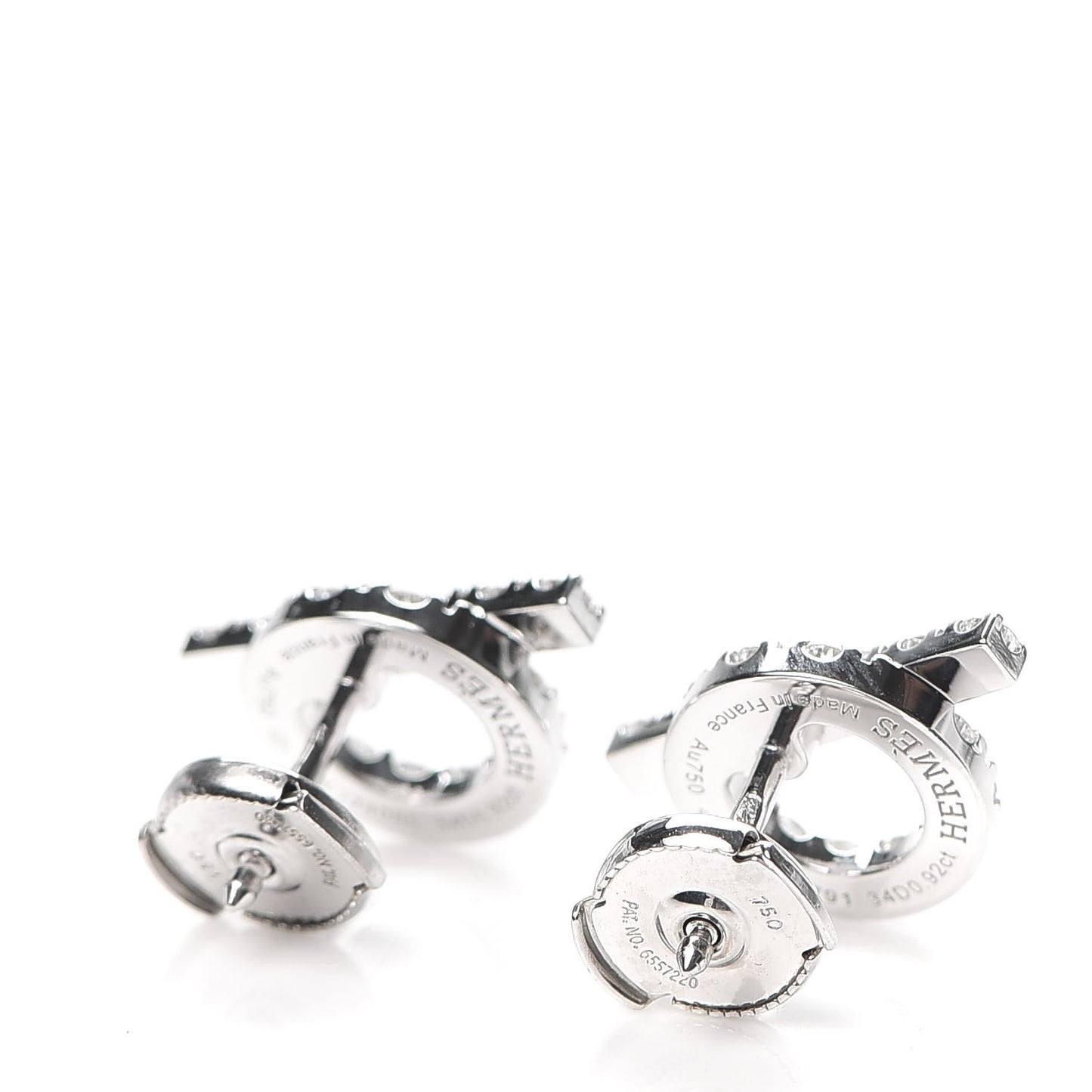 18K White Gold Diamond Finesse Earrings