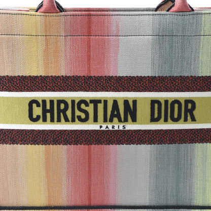 Christian Dior Canvas Embroidered Medium Dioraura Book Tote Multicolor 10 of 10