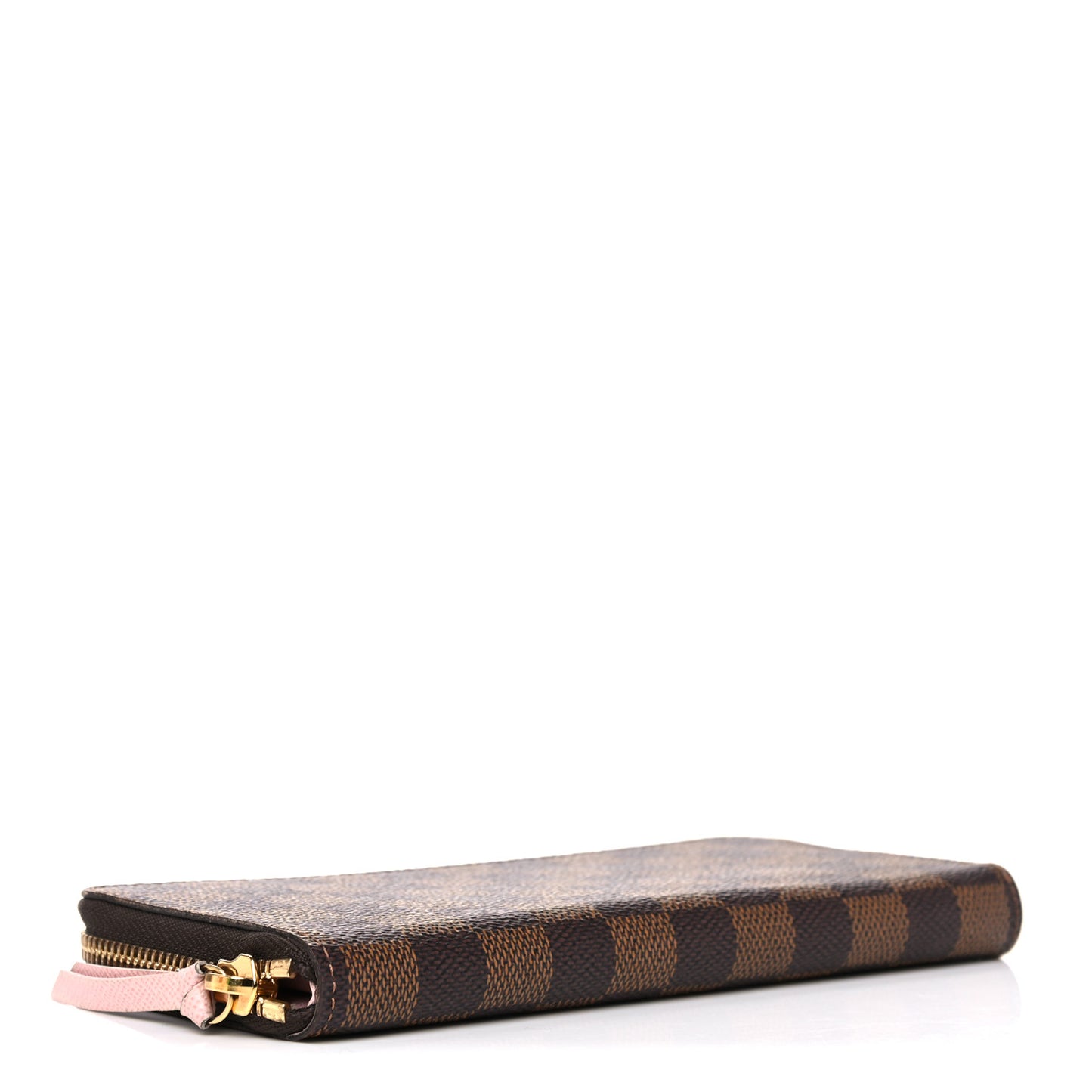 Damier Ebene Clemence Wallet Rose Ballerine