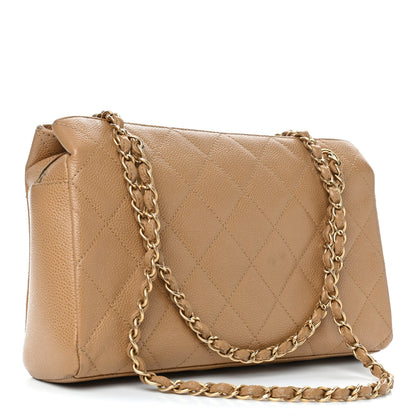 Chanel Caviar Quilted Shopping Tote Beige 2 of 5