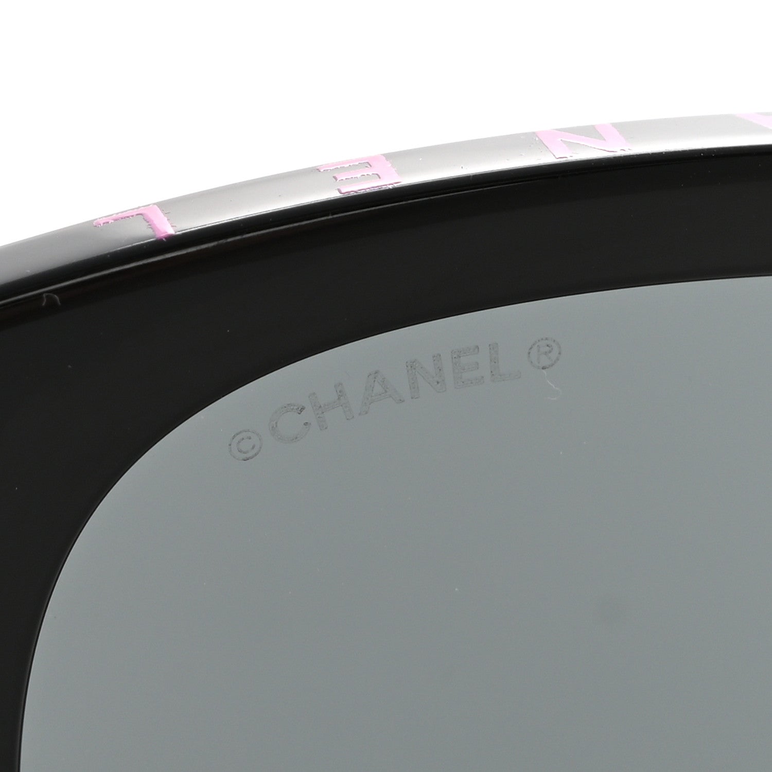 Chanel Acetate CC Butterfly Sunglasses 5414 Black Pink 7 of 8