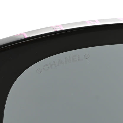 Chanel Acetate CC Butterfly Sunglasses 5414 Black Pink 7 of 8
