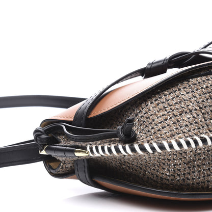 Loewe Calfskin Tweed Small Gate Crossbody Bag Tan 6 of 9