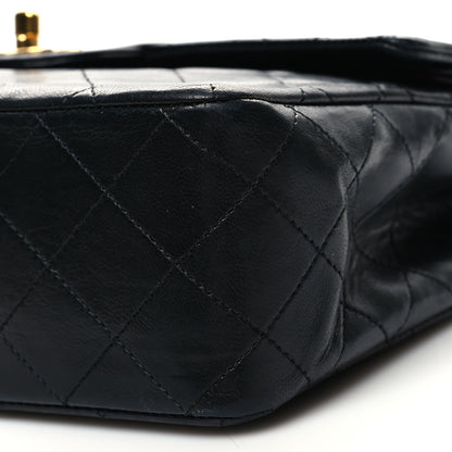 Chanel Lambskin Quilted Medium Double Flap Black 10 of 12