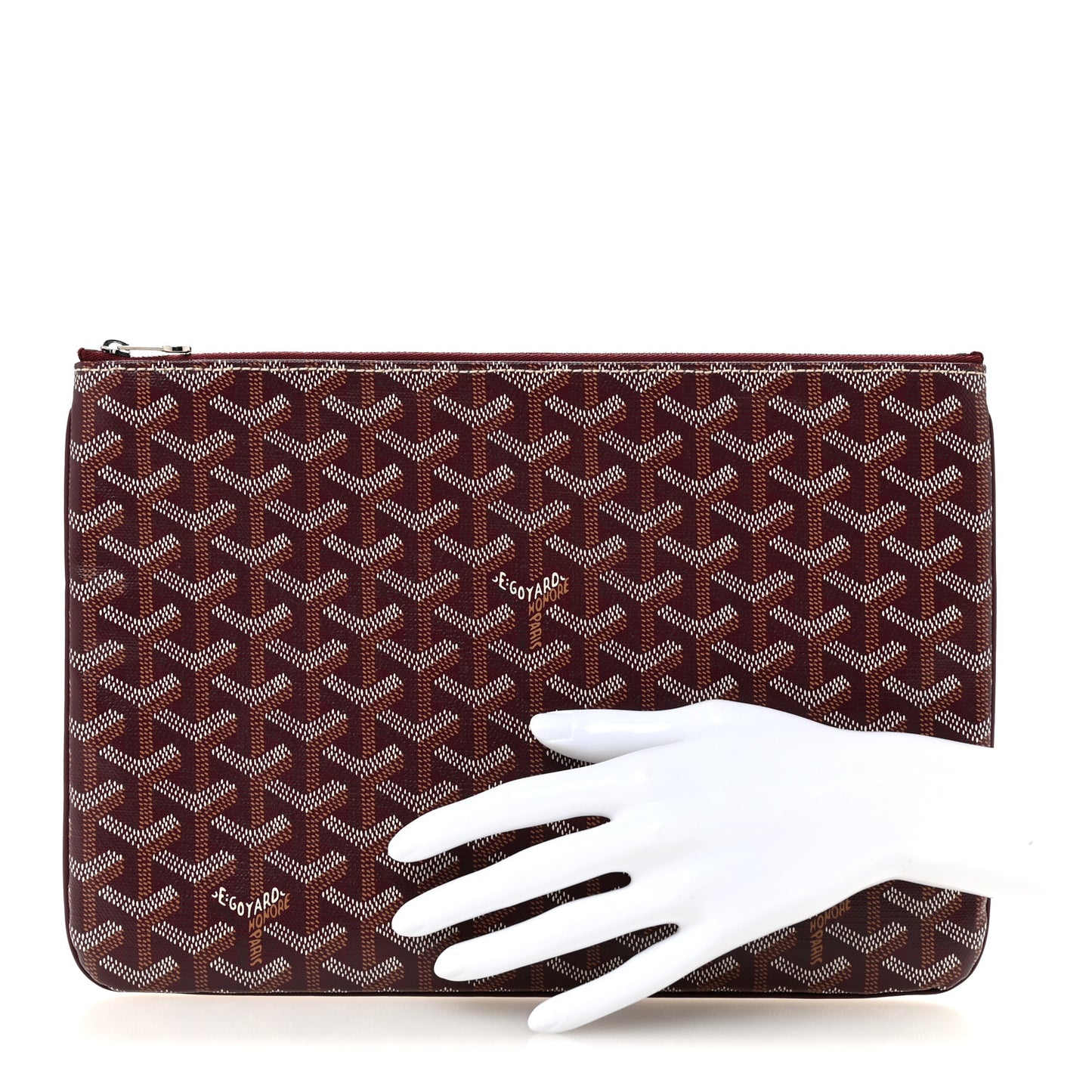 Goyardine Senat Pochette MM Burgundy