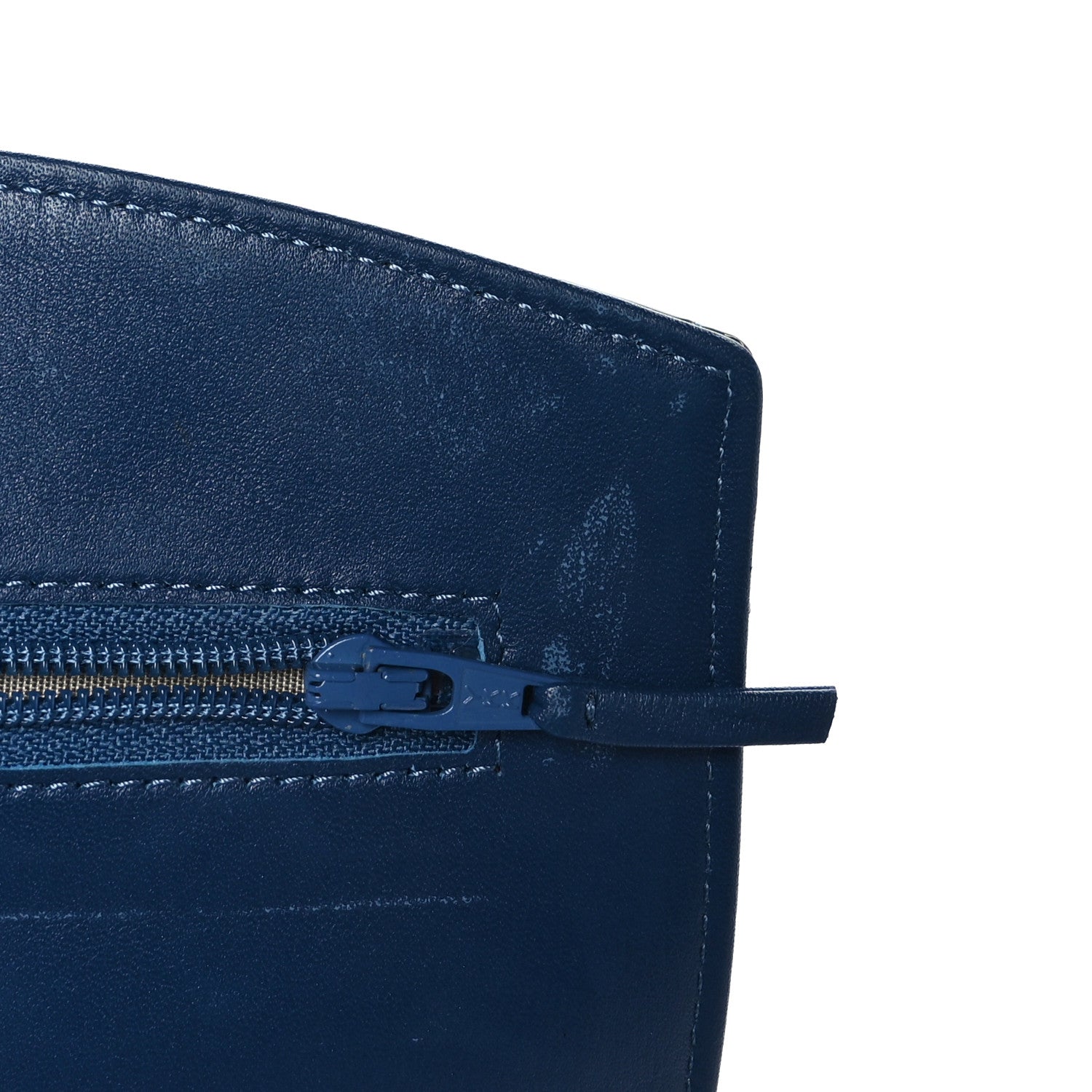 Chanel Patent Quilted Brilliant Wallet On Chain WOC Blue 11 of 11