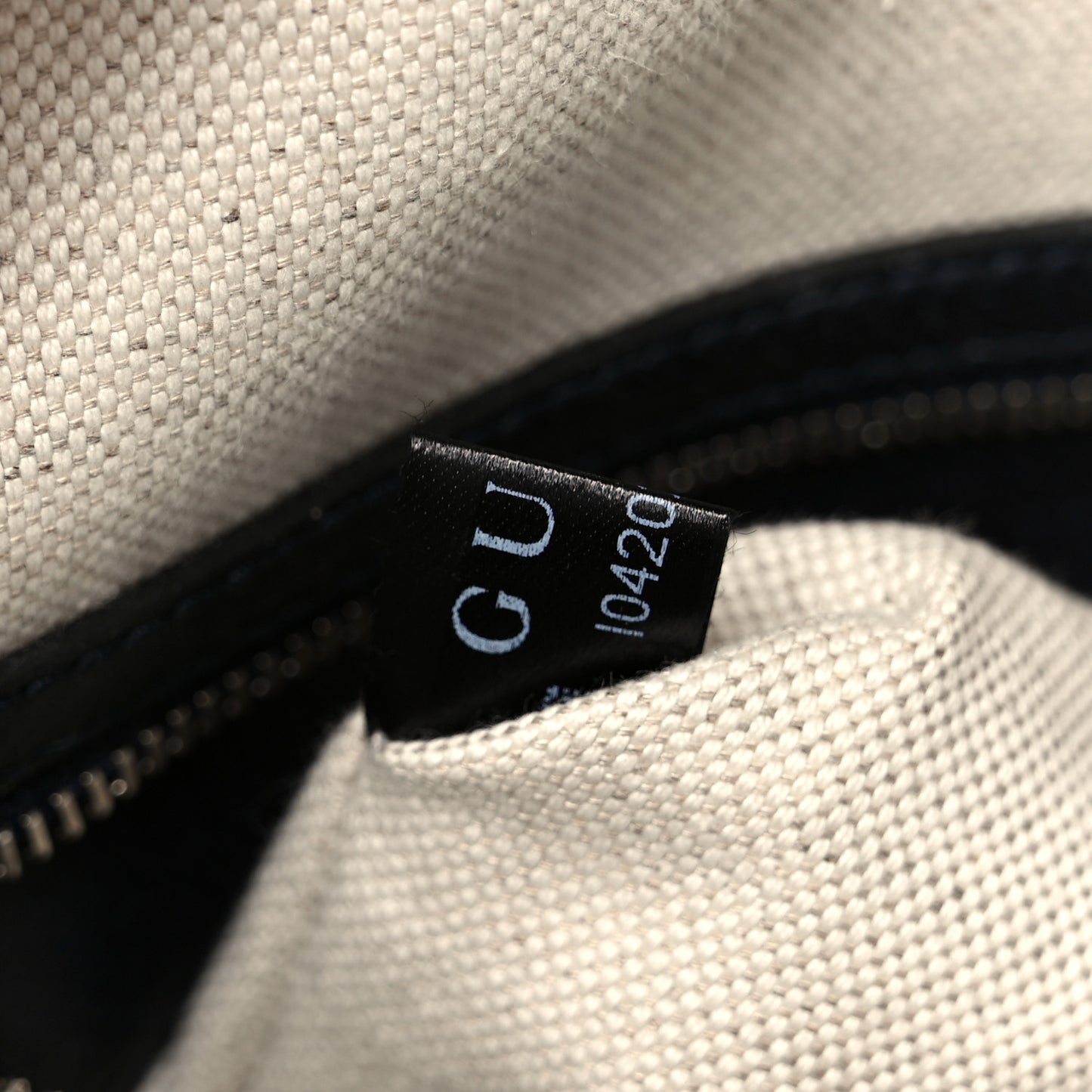 GG Supreme Monogram Web Medium Ophidia Top Handle Bag Beige Blue