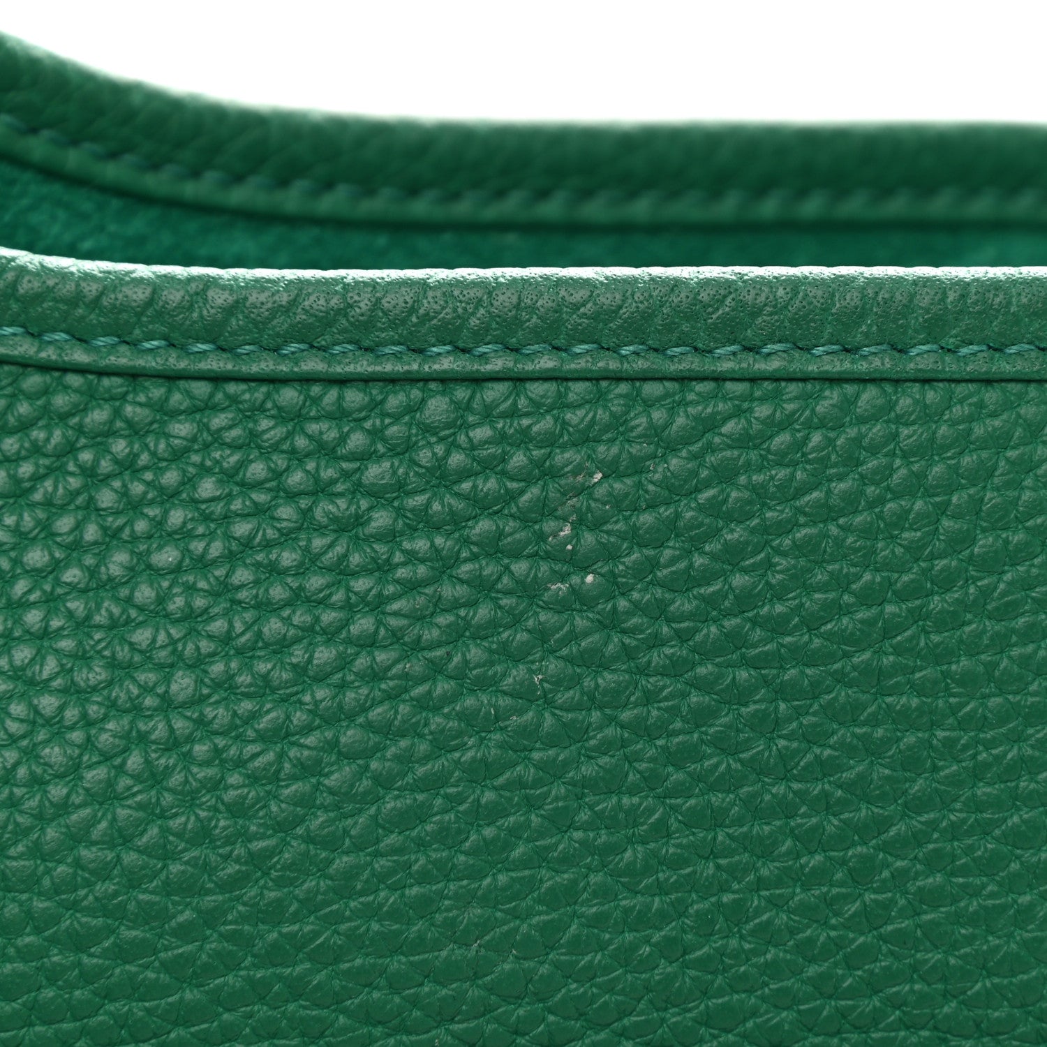 Hermes Taurillon Clemence Evelyne III PM Vert Vertigo 8 of 9