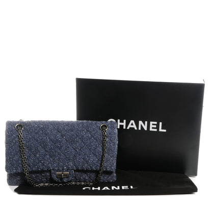 Chanel Tweed 2.55 Reissue 226 Flap Blue 5 of 9