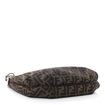 Fendi Zucca Cuoio Lucido Small Chef Hobo Tobacco Moro 3 of 9