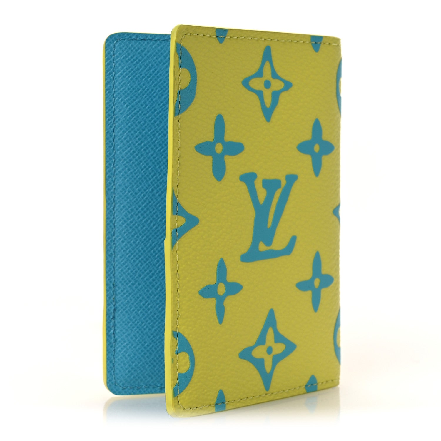Louis Vuitton Monogram Playground Pocket Organizer Lime 3 of 7