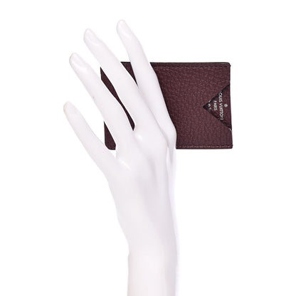 Louis Vuitton Taurillon Card Holder Bordeaux 2 of 5