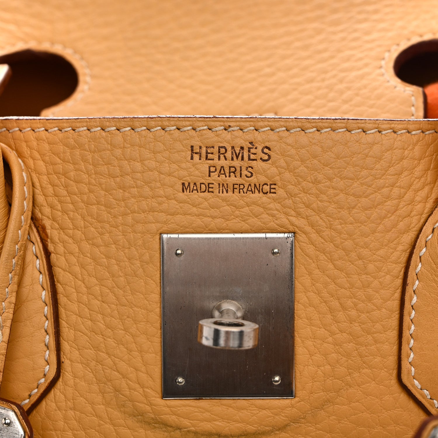 Hermes Taurillon Clemence HAC Birkin 32 Natural Sable 6 of 24