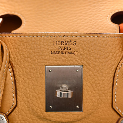 Hermes Taurillon Clemence HAC Birkin 32 Natural Sable 6 of 24