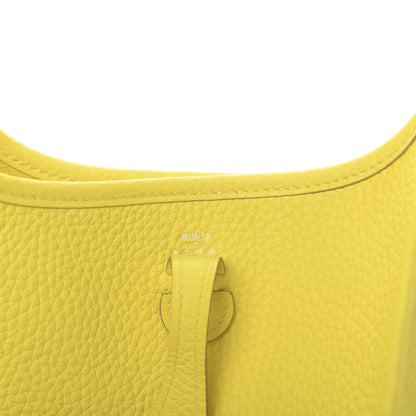 Hermes Taurillon Clemence Evelyne TPM Lime 6 of 11